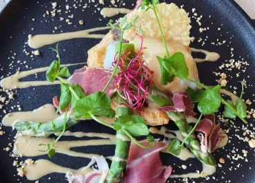 Tartelette aux asperges et parmesan façon tarte Amandine