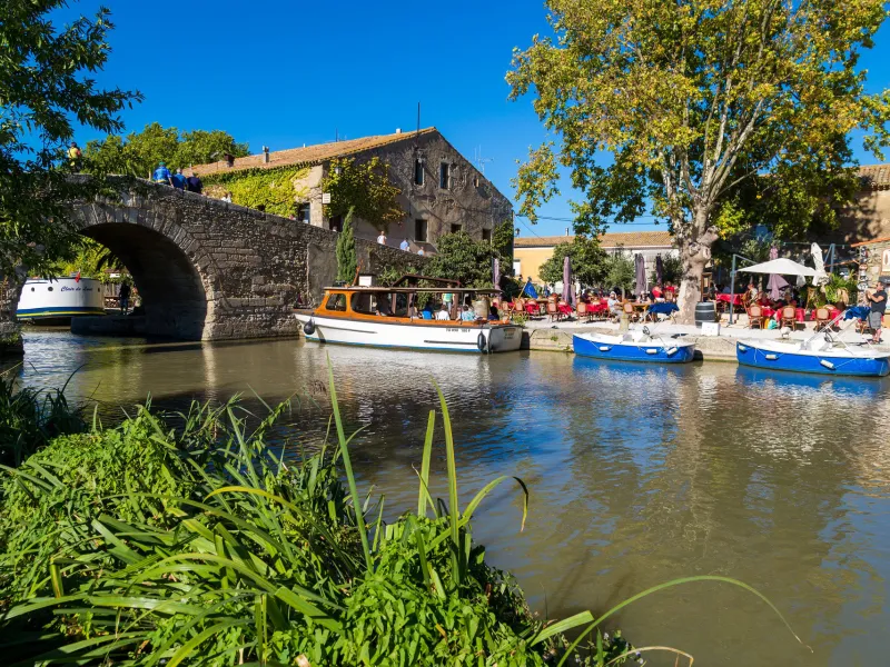 Le Somail, Canal des 2 mers à vélo