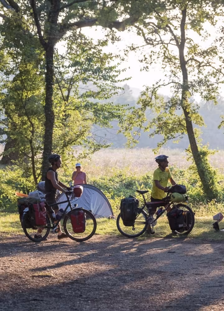 Cyclo-camping entre Manosque et Céreste