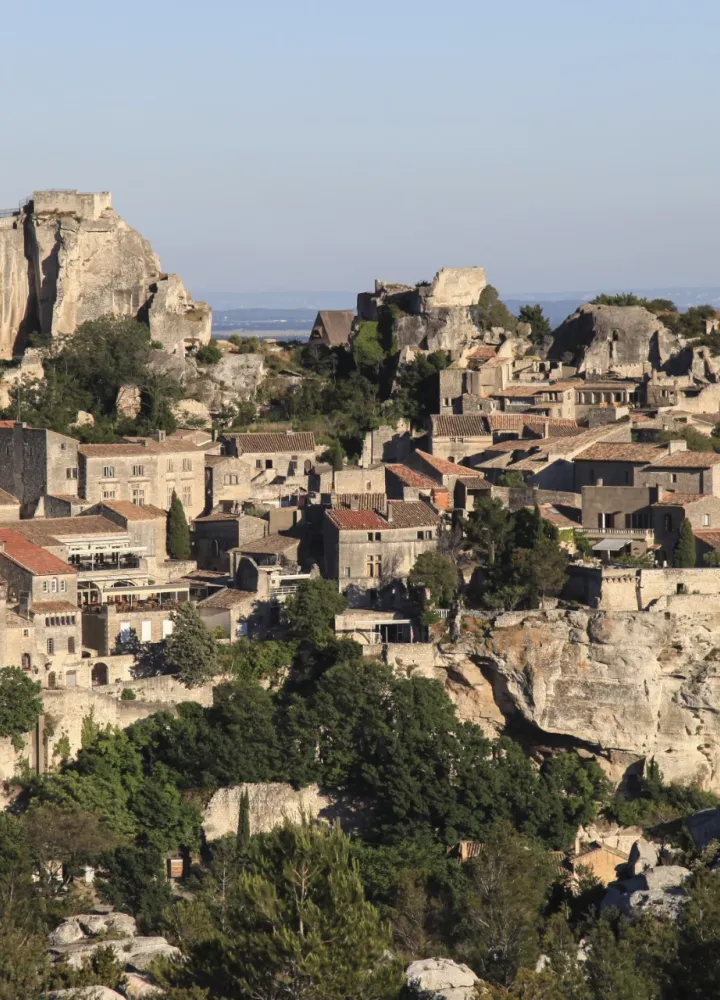 Vue des Baux de Provence