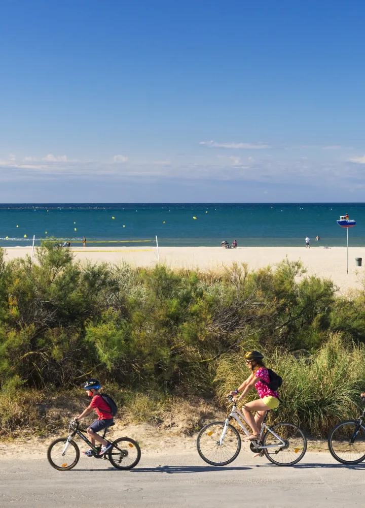 La plage à vélo