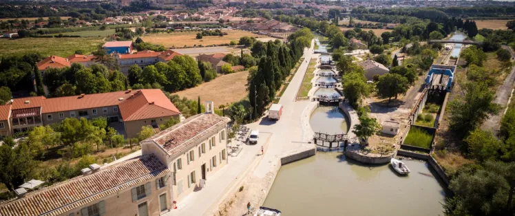 Béziers, le Canal du Midi