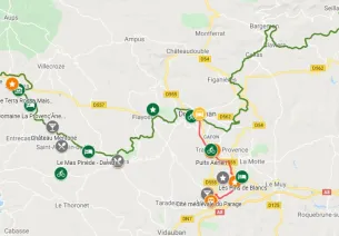 Carte immersion entre paysages et terroir en Dracénie
