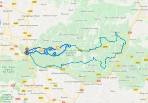 Carte séjour échappée gourmande au coeur du Luberon