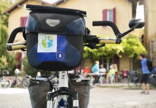Pause café sur L'EuroVelo 8