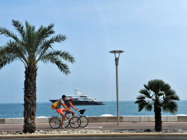 Cagnes sur Mer, la promenade des Anglais