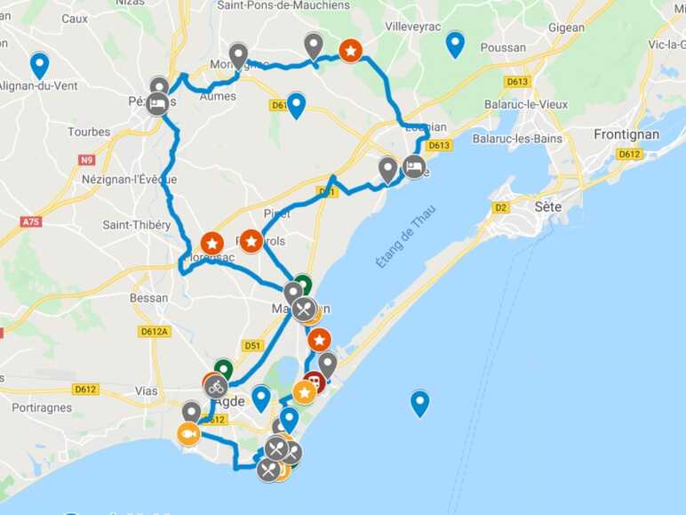 Carte séjour Cap d'Agde en famille