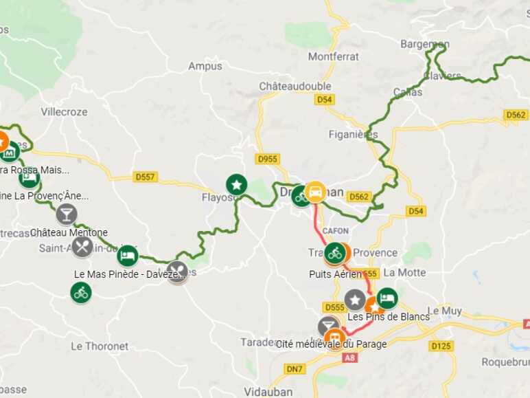 Carte immersion entre paysages et terroir en Dracénie