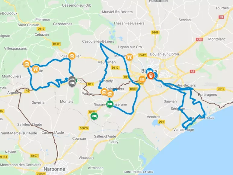 Carte séjour évasion Canal du Midi