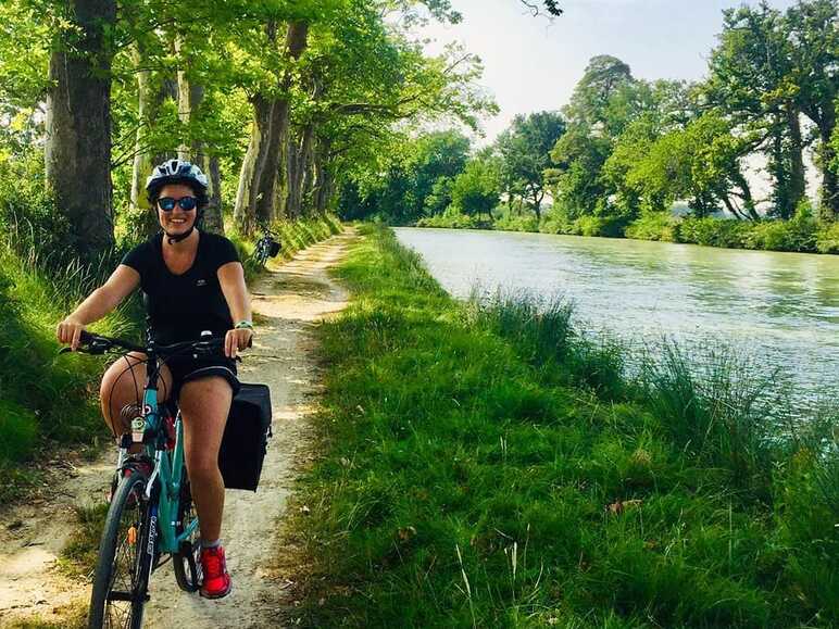 À vélo le long du Canal du Midi