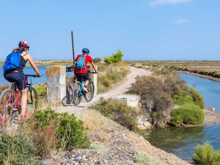 Sentier sur la lagune