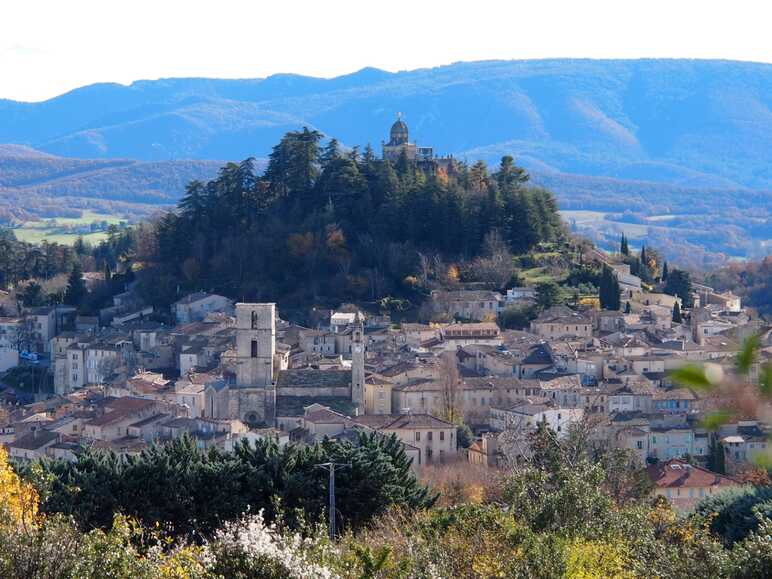 Vue générale de Forcalquier